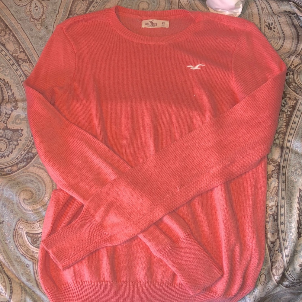 Hollister pink cardigan